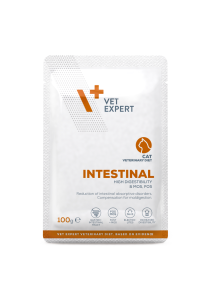 VetExpert Intestinal Wet Beef & Chicken – Diätetisches Alleinfuttermittel zur Unterstützung der Darmgesundheit bei Katzen