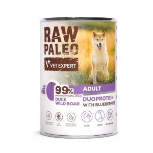 Raw Paleo Adult Ente & Wildschwein und Blaubeeren