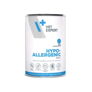 VetExpert Hypoallergenic Insect Dog – Tierärztliche Diät für Hunde mit Futtermittelunverträglichkeiten und Hautproblemen