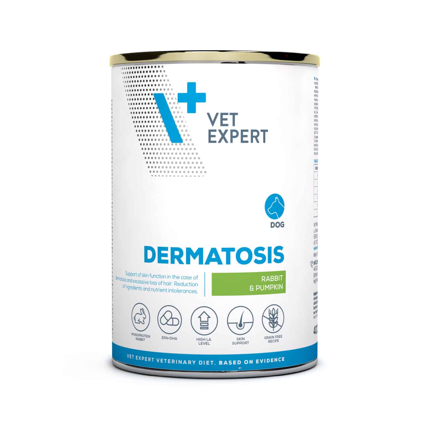 Dermatosis Hund 400g - Kaninchen & Kürbis Dermatosis Hund 400g - Kaninchen & Kürbis