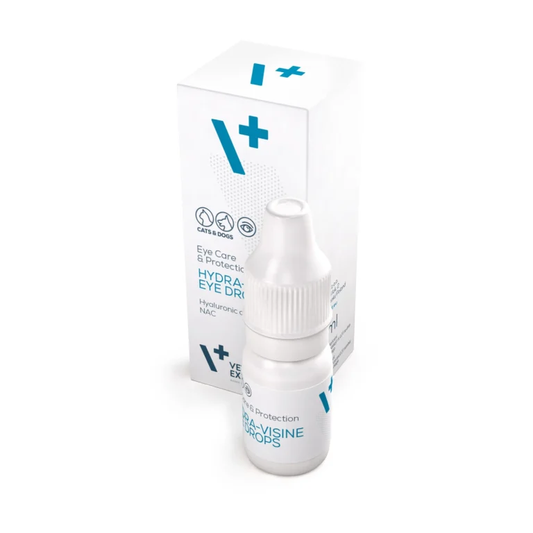 VET EXPERT HYDRA-VISINE EYE DROPS Sterile „künstliche Tränen“ für Hunde und Katzen – 7 ml