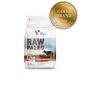 VetExpert Raw Paleo Adult Medium Breed 2.5kg Premium getreidefreies Hundefutter, Alleinfuttermittel, Trockenfutter, Nassfutter, Hundebedarf, Hundenahrung, Hundeernährung