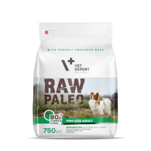 VetExpert-Raw-Paleo-Adult-Mini-Breed-750g-Premium-getreidefreies-Hundefutter-Alleinfuttermittel-Trockenfutter-Nassfutter-Hundebedarf-Hundenahrung-Hundeernaehrung